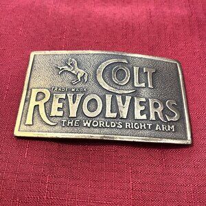 Colt Revolvers Solid Brass Buckle
